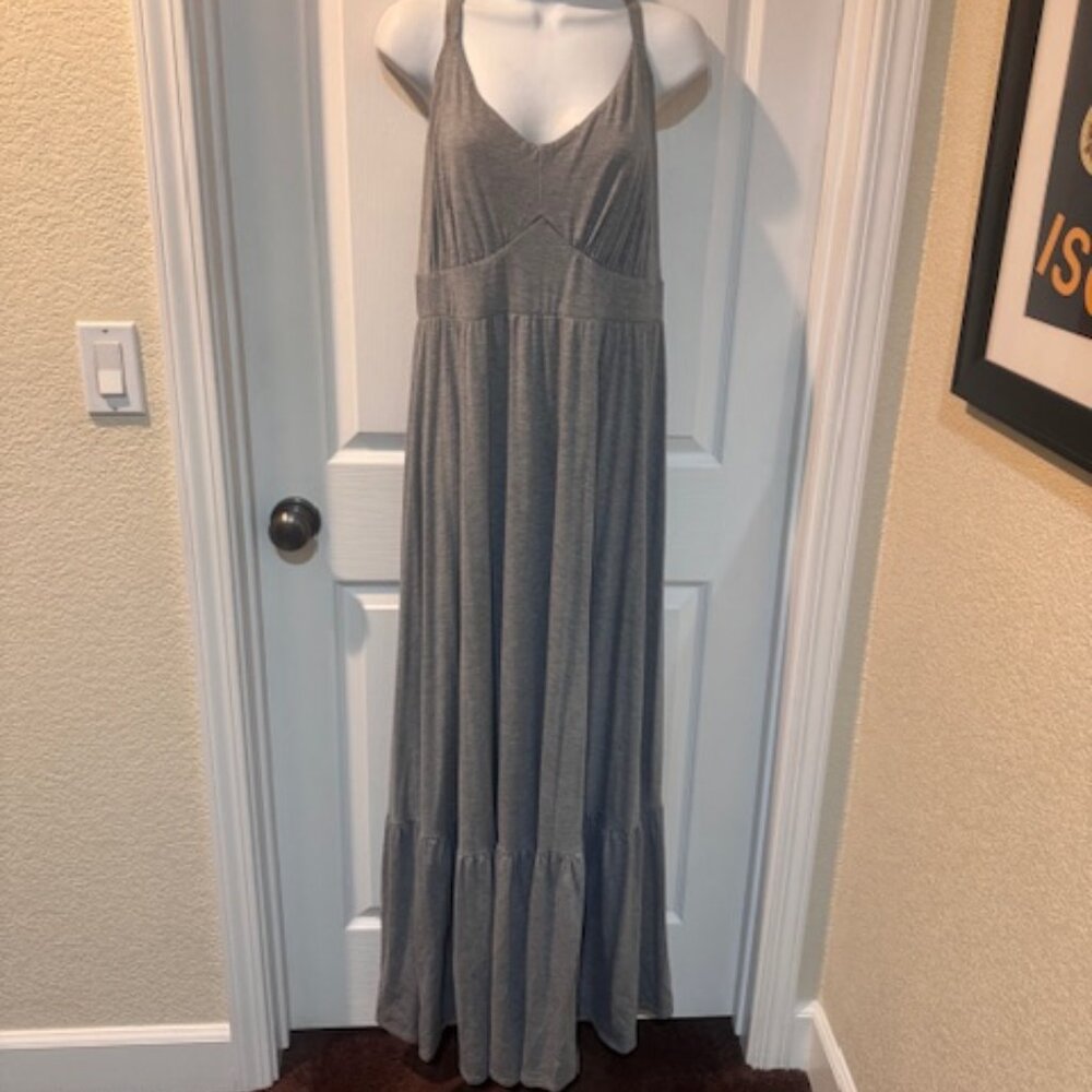 Gorgeous Heather Gray Maxi Dress Perfect Spring/Summertime Dress